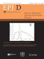 Journal cover: The European Physical Journal D