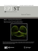 Journal cover: The European Physical Journal Special Topics