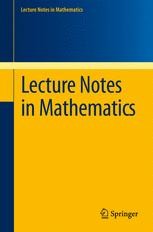 cover: Lecture Notes in Mathematics