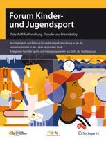 Journal cover: Forum Kinder- und Jugendsport