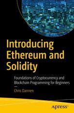 Book cover: Introducing Ethereum and Solidity