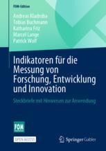 Book cover: Indikatoren für die Messung von Forschung, Entwicklung und Innovation