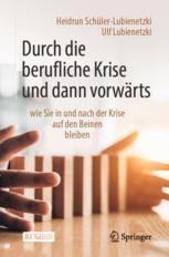 Book cover: Durch die berufliche Krise und dann vorwärts –